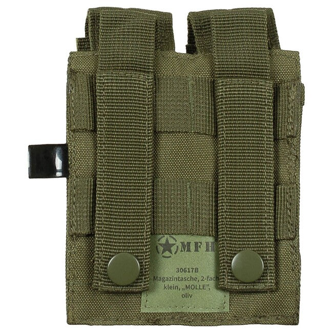 MFH Doppel-MOLLE-Holster, OD grün