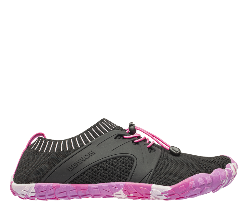 BENNON Bosky barfußschuhe, schwarz/rosa