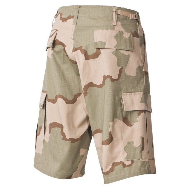MFH Americke kurz Hose BDU Rip stop, 3 col. desert