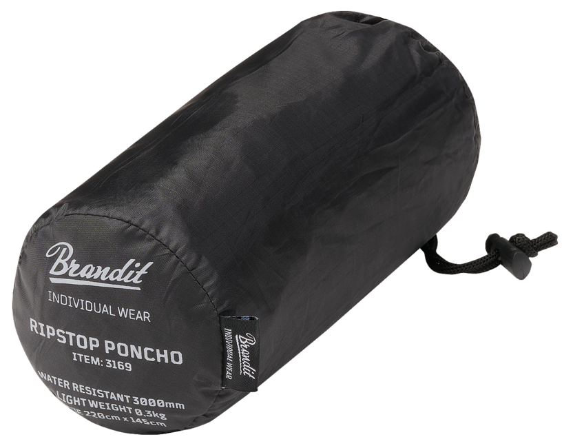 Brandit Ripstop poncho, schwarz