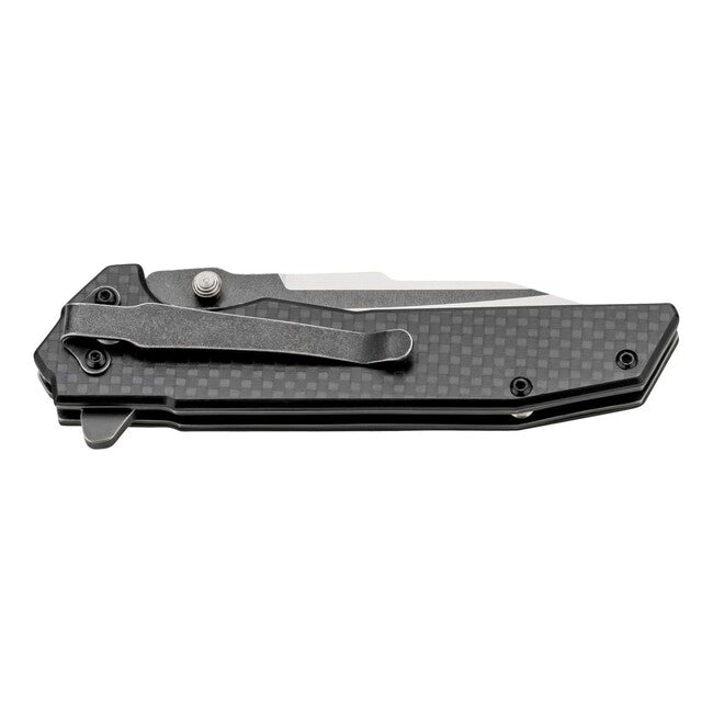 Herbertz Einhandtaschenmesser 8,8cm Kohlefaser G10 , Black Stonewash
