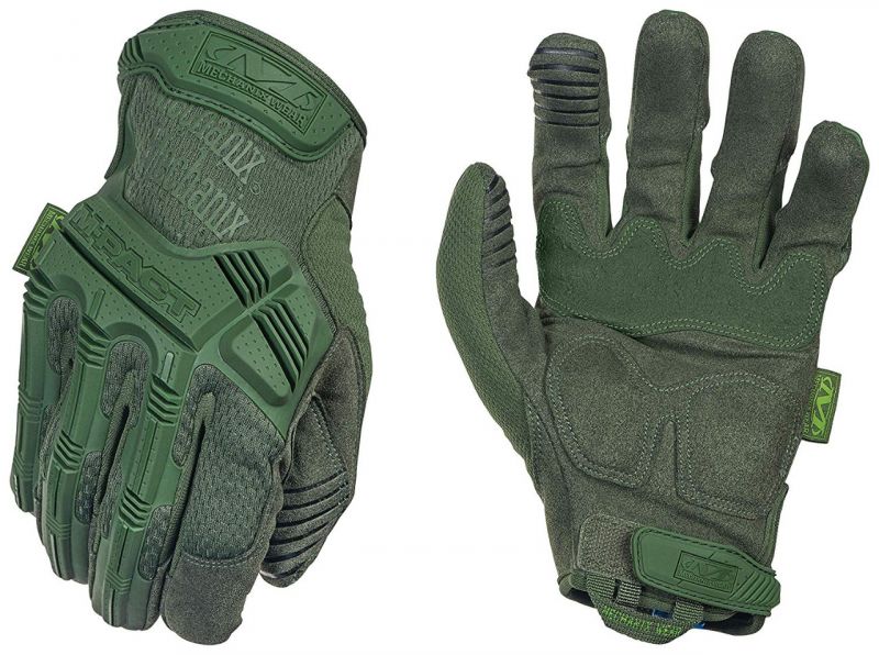 Mechanix Wear M-Pact handschuhe mit Stoßschutz, olive