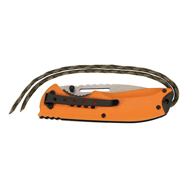 Herbertz 9,7 cm taschenmesser, schwarz-orange, kunststoff