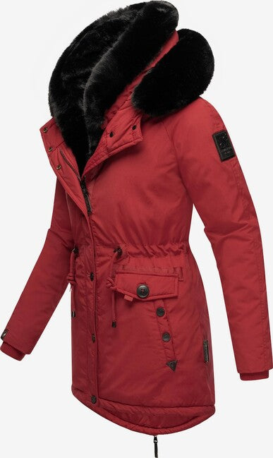 Navahoo Sweety Deluxe damen-Winterparka blutrot