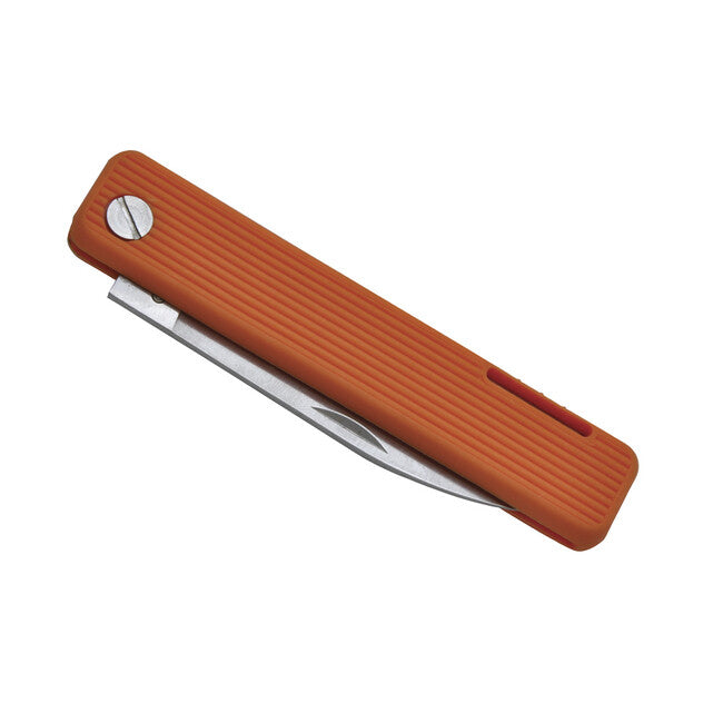 Baladeo ECO352 taschenmesser klinge 7,5 cm stahl 420 griff tpe orange