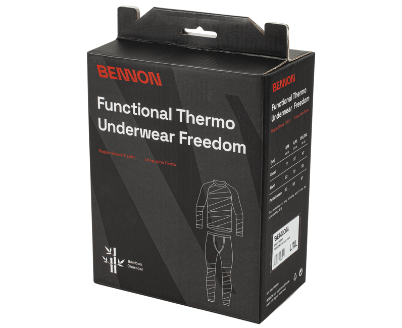 BENNON Freedom thermo-unterwäsche, schwarz