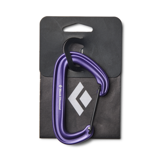Black Diamond Litewire Karabiner, lila
