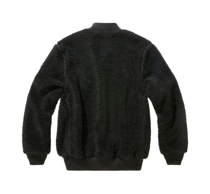 Brandit MA1 Sherpa Jacke, schwarz