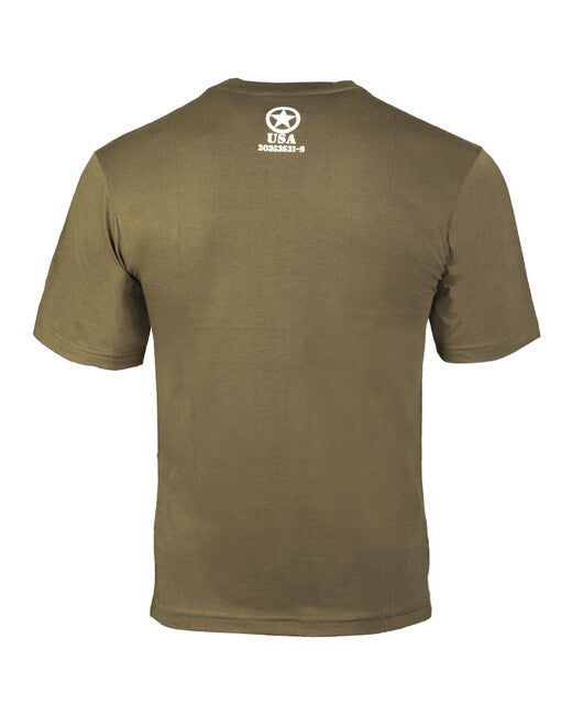 Mil-Tec USA ALLIED STAR T-shirt kurzer Ärmel olivfarben