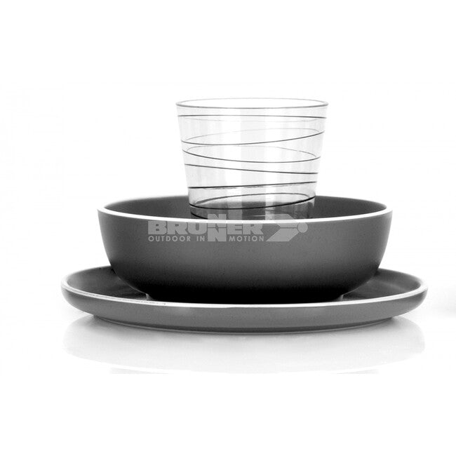 Brunner Tablett 25x25cm, grau