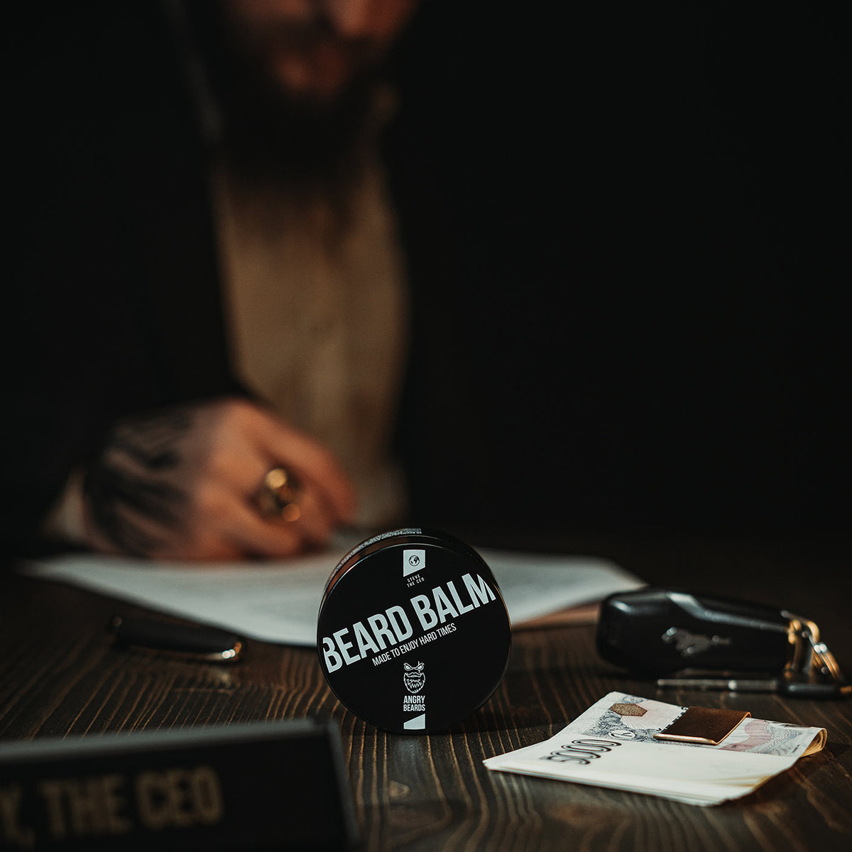 ANGRY BEARDS Steve CEO balzam na bradu a fúzy, 46 g