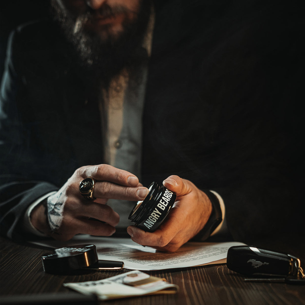 ANGRY BEARDS Steve CEO balzam na bradu a fúzy, 46 g