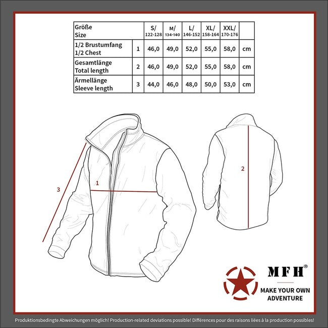 MFH Amerikanische kinder CWU Pilotenjacke mit Aufnäher, OD grün