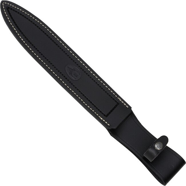 Muela Scorpion schwarz und Stahl feststehende Klinge Messer
