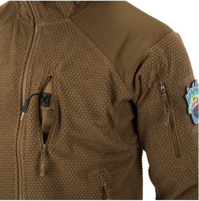 Helikon-Tex Alpha Hoodie Fleece Jacket, Coyote