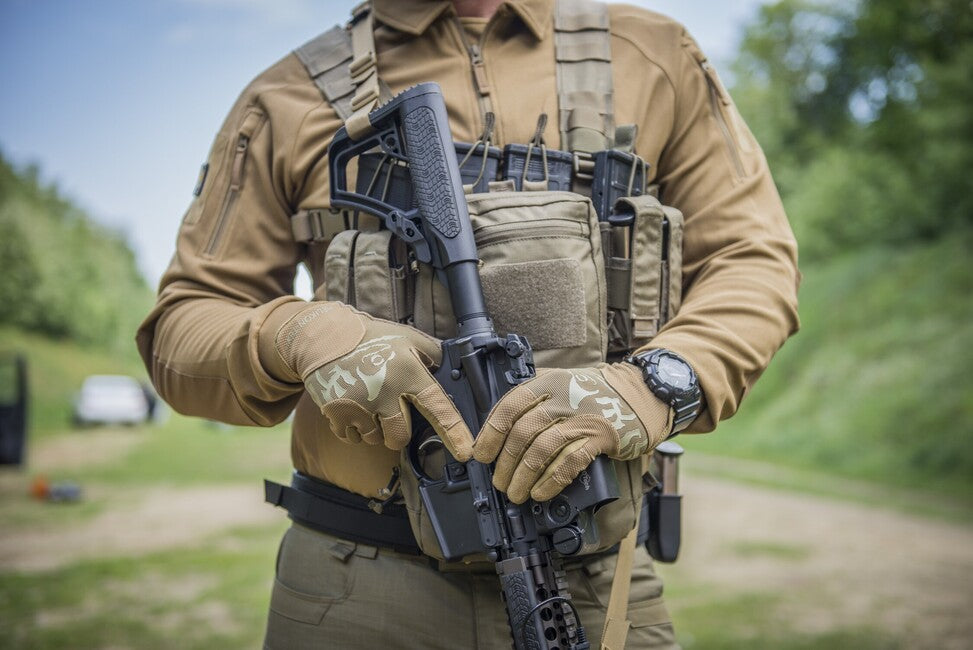 Helikon-Tex Range Tactical handschuhe - PenCott WildWood™/ coyote