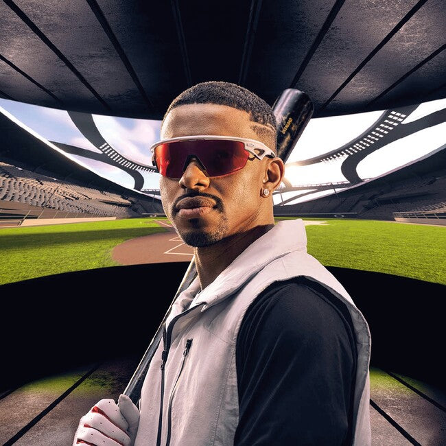 Oakley SPHAERA sonnenbrille mit rahmen Matte White und mit dias Prizm Field 36