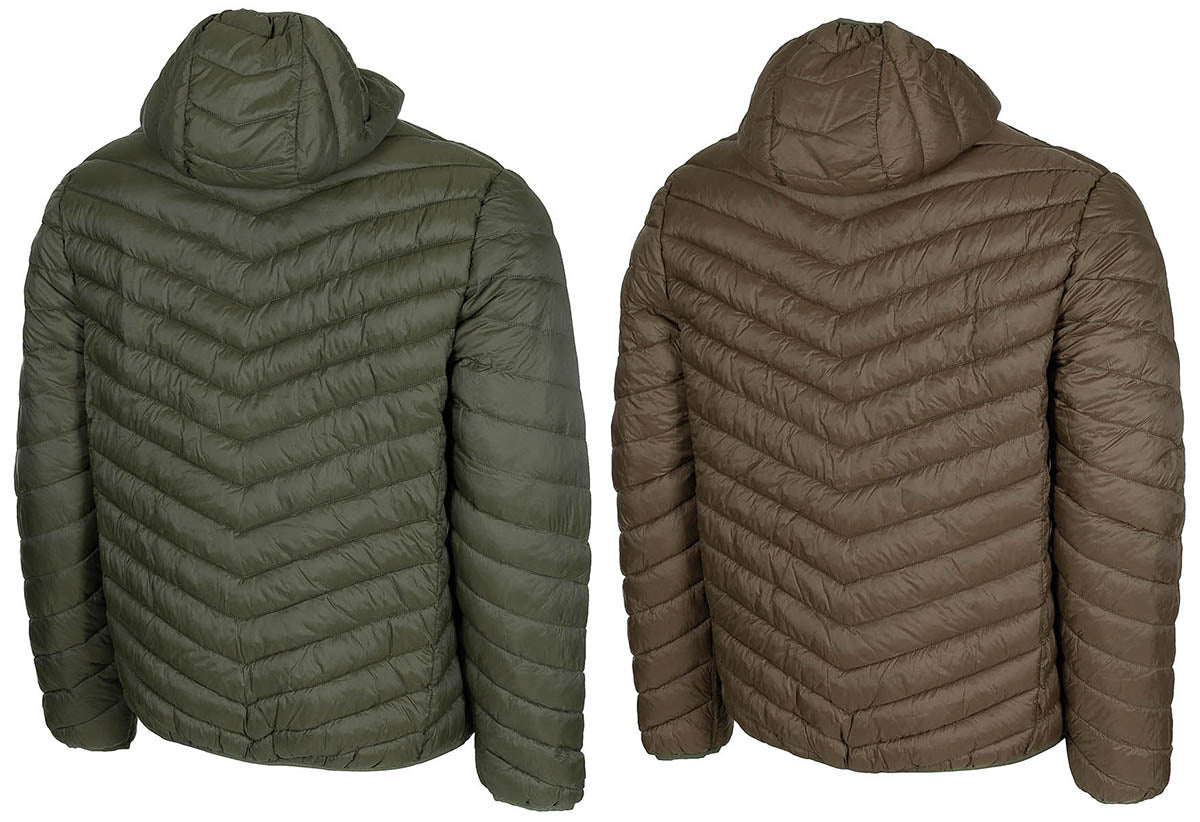 MFH obojstranná prešívaná bunda, OD green/hnedá