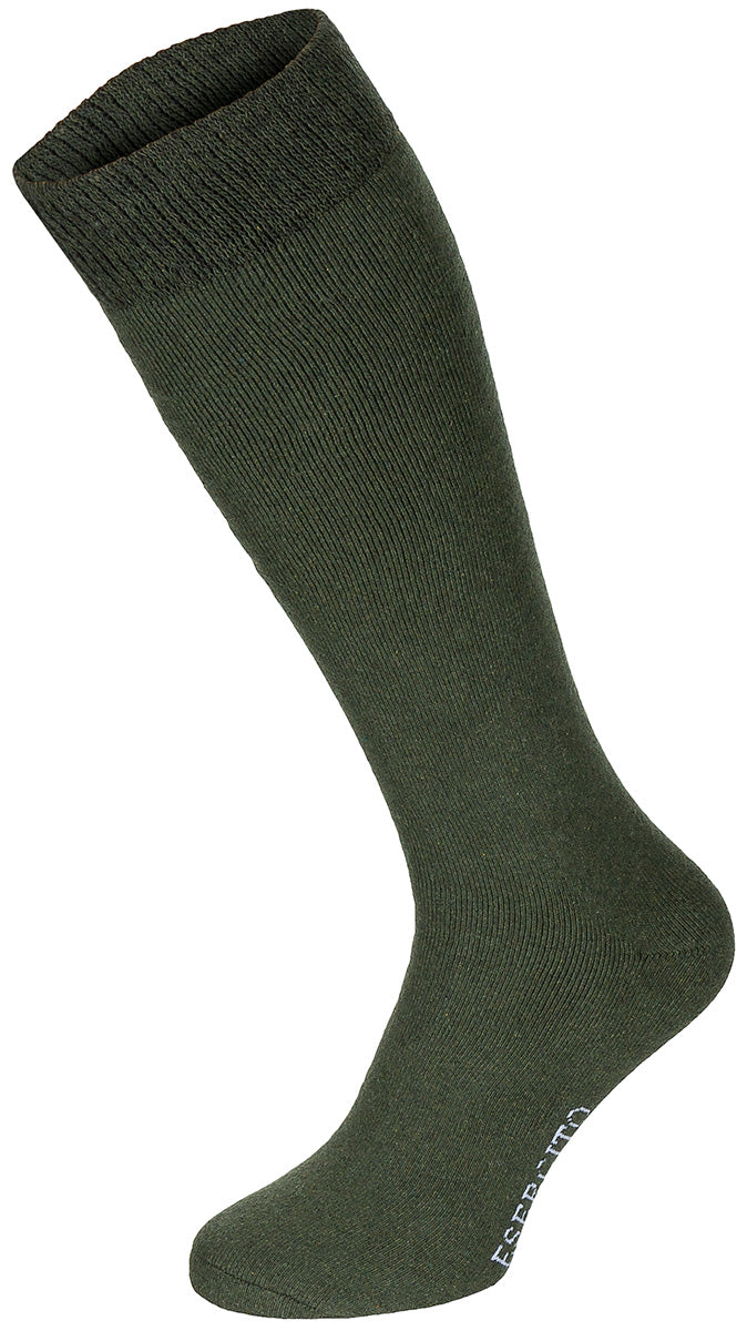MFH dlhé ponožky zimné "Esercito", OD green, 3-pack