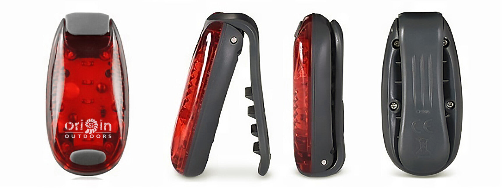 Origin Outdoors LED Clip Light Rot 2 Stück
