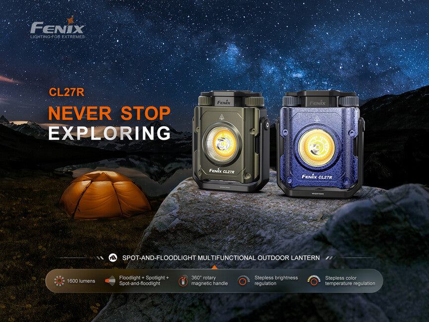 Fenix CL27R Work Light and Lantern, Green