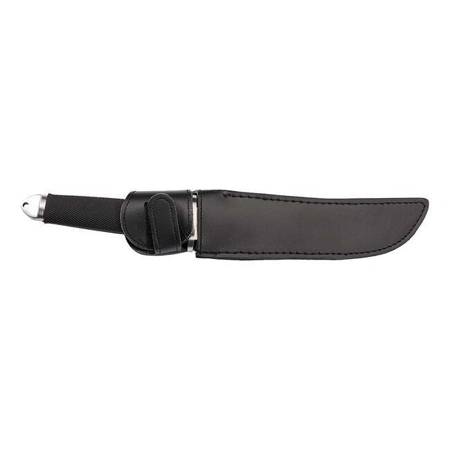 Herbertz Gürtelmesser 18cm Tanto, gummiert schwarz