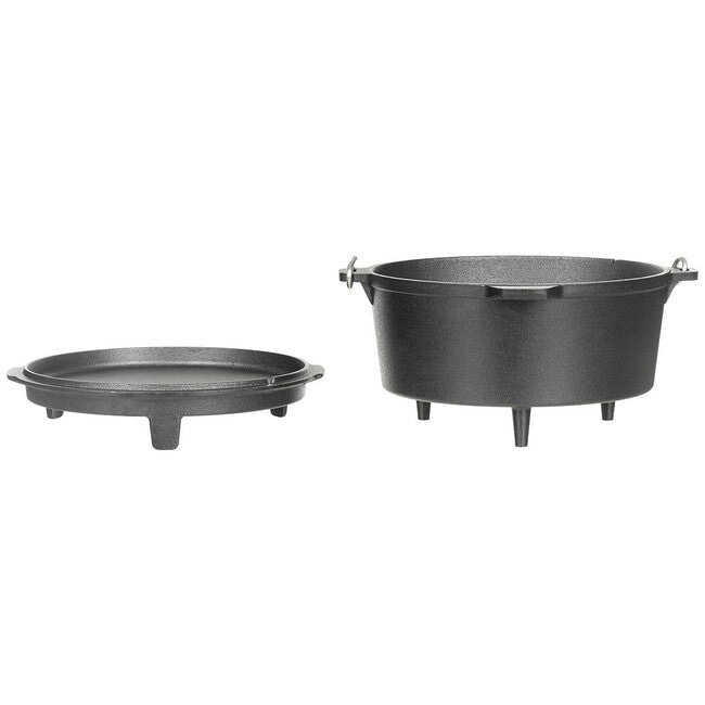 FoxOutdoor Dutch Oven Feuertopf gusseisen ca. 3,8 l