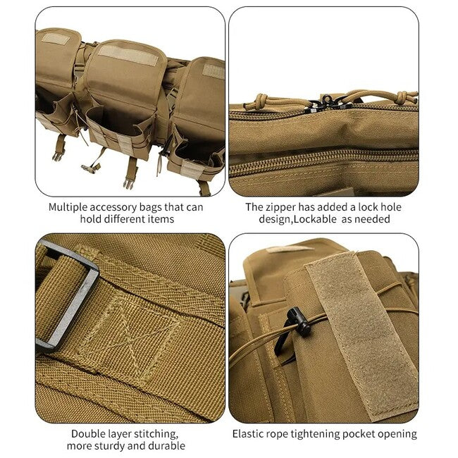 DRAGOWA TACTICAL Falcon waffentasche, schwarz