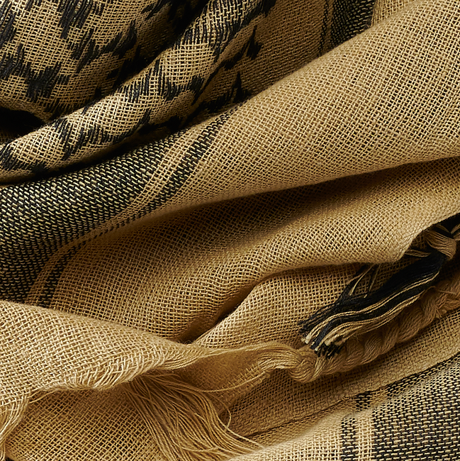 Brandit Shemag-Schal, khaki-schwarz