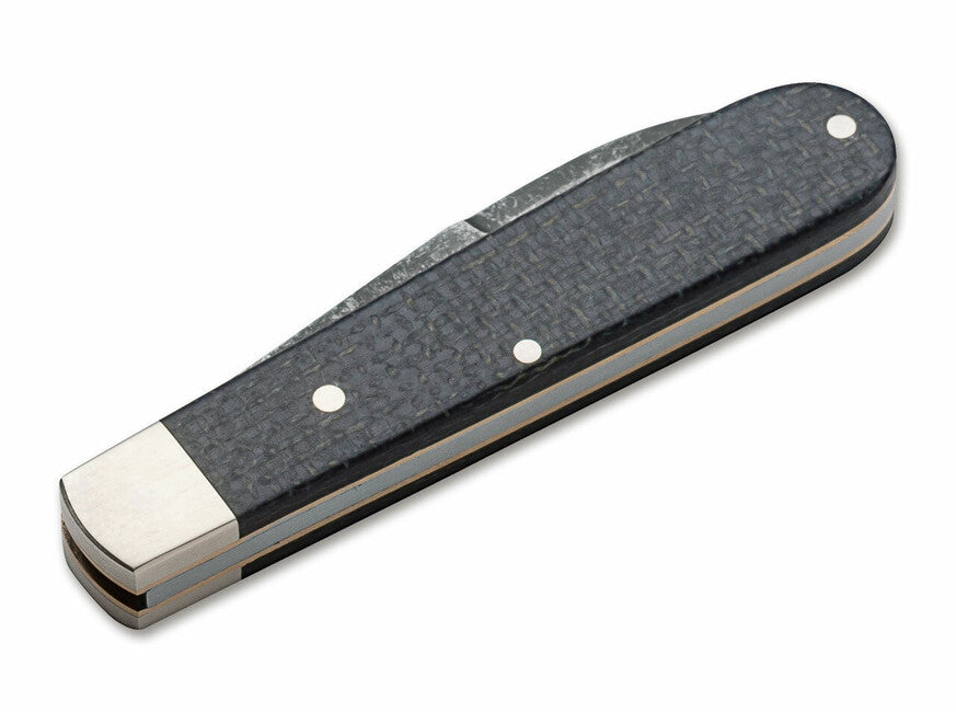 BÖKER Barlow Prime Jute taschenmesser 7 cm, schwarz, micarta