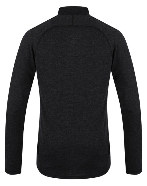 HUSKY termopradlo Merino T-Shirt dl Merow Zips M, schwarz