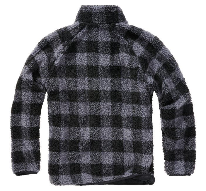 Brandit Teddyfleece Fleecejacke, schwarz/grau