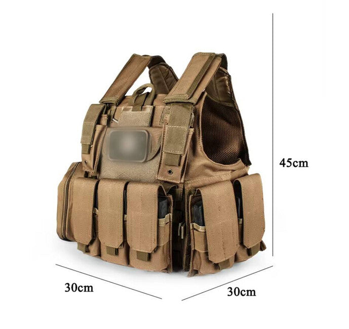 DRAGOWA TACTICAL Taktische Schwerlastweste, schwarz