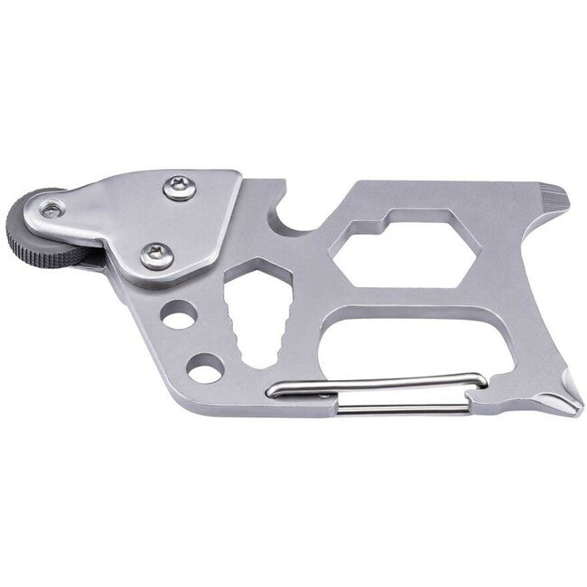 Herbertz Überlebenswerkzeug 6,8 cm rostfreier Stahl 6 Funktionen
