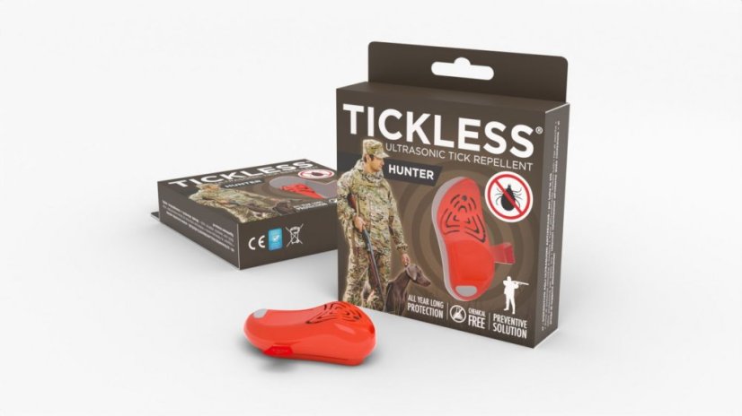 Tickless Hunter Ultraschall-Zeckenvertreiber orange