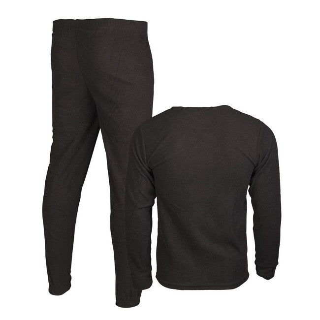 Mil-Tec BLACK FLEEC BOTTOM BODY CLOTHING WITH A ROUND SHOT