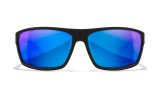 WILEY X Peak Captivate Sonnenbrille Polarized blau verspiegelt, matte black