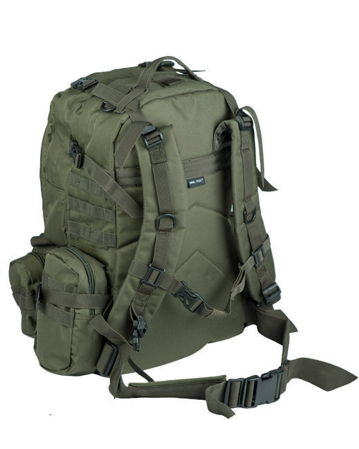 Mil-Tec DEFENSE MODULAR Rucksack mit Hüfttasche olivfarben