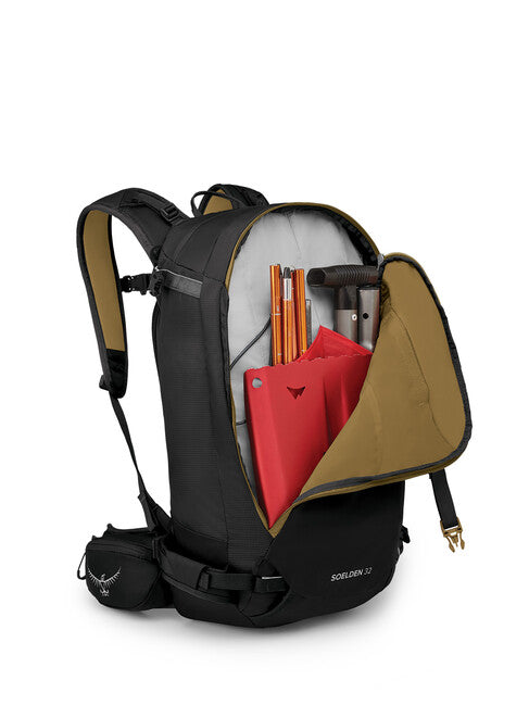 OSPREY Soelden 32 skialp-rucksack, schwarz