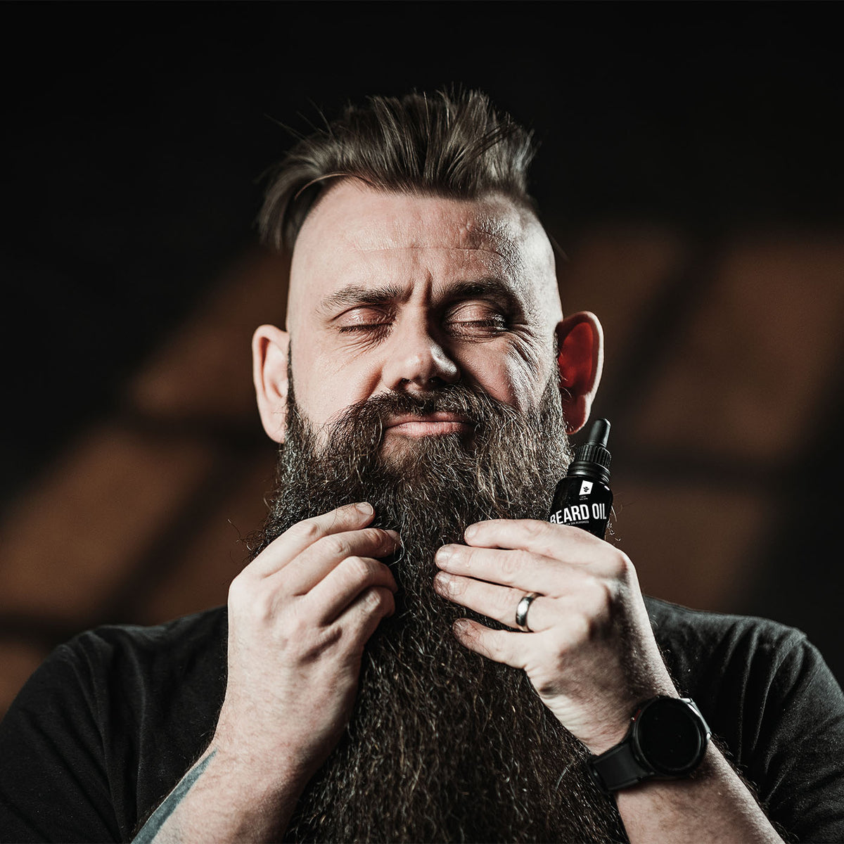 ANGRY BEARDS Jack Saloon olej na bradu a fúzy, 30 ml