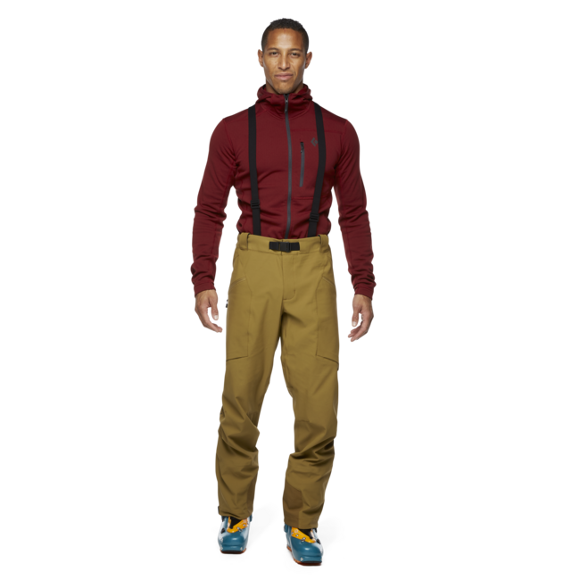Black Diamond Dawn Patrol Hybrid herren-hose, dunkles curry