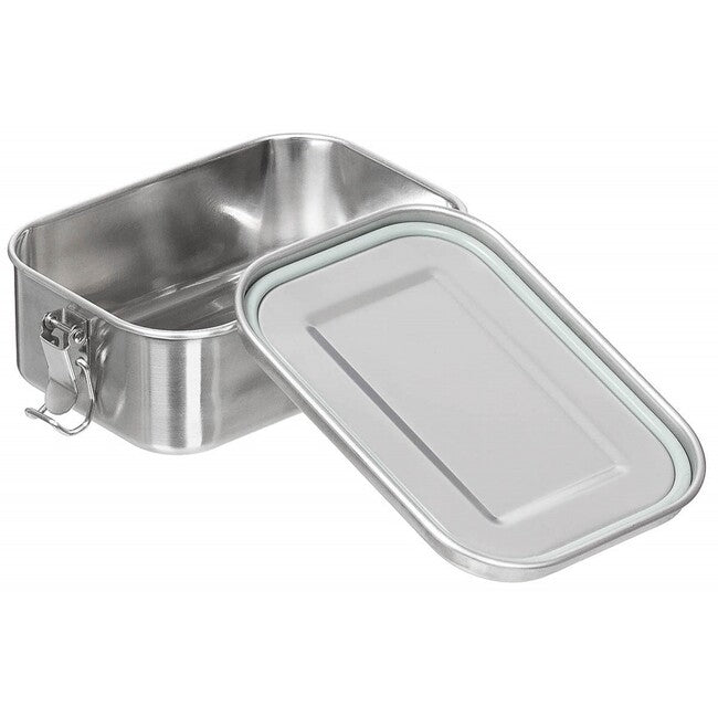 FoxOutdoor Premium lunchbox edelstahl ca. 16 x 11,5 x 6 cm