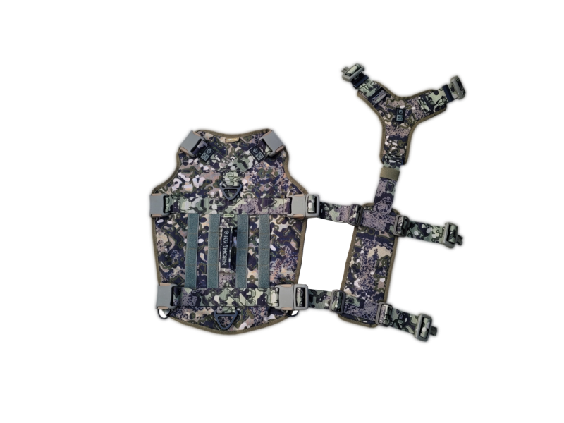 K9 Thorn Harness One Camo, schwarz getarnt