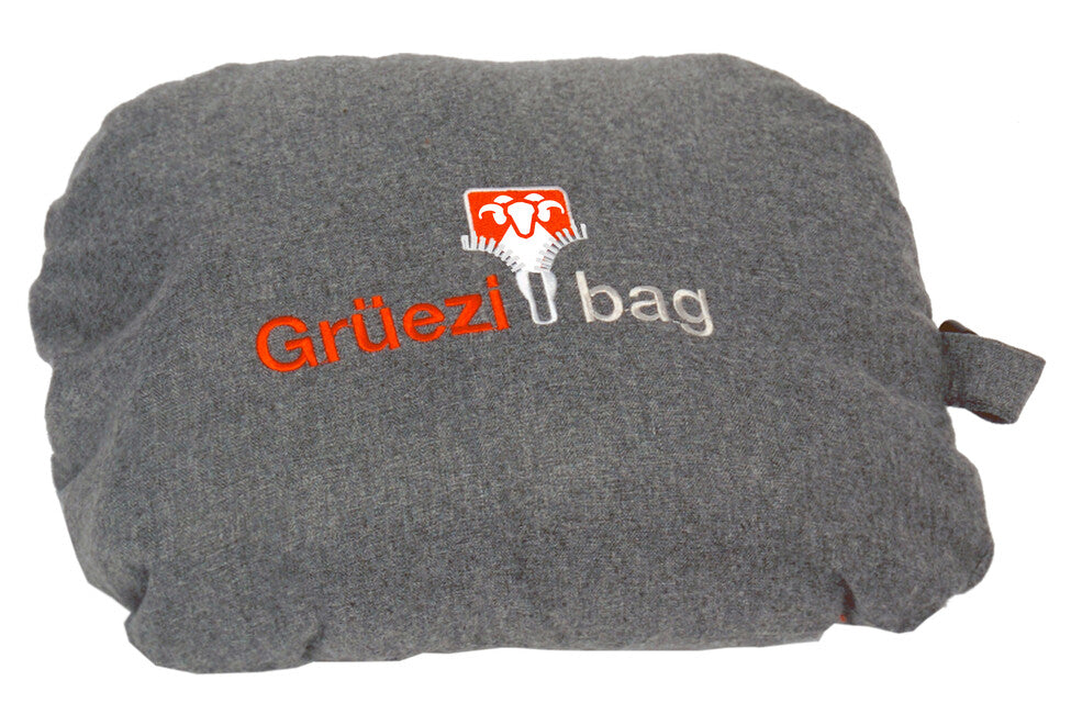 Grüezi-Bag Feater Beheizte Schlafsackeinlage mit USB-Schnittstelle, grau