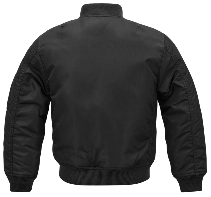 Brandit MA1 kinderjacke, schwarz