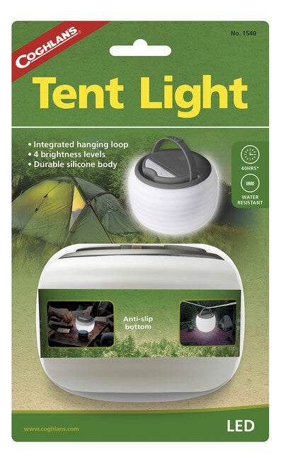 Coghlans Tent Light Silikon-Zeltleuchte mit 360° diffusem LED
