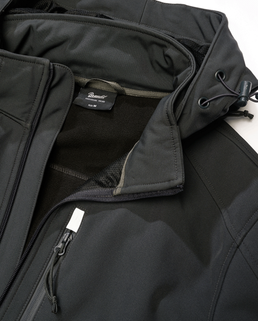 Brandit Hurricane softshelljacke, anthrazit
