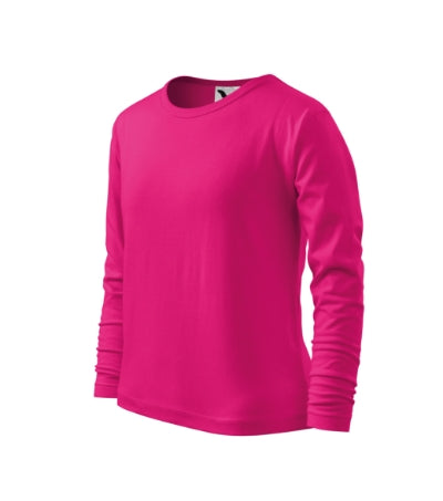Malfini Fit-T LS kinder-langarm-T-shirt, himbeere