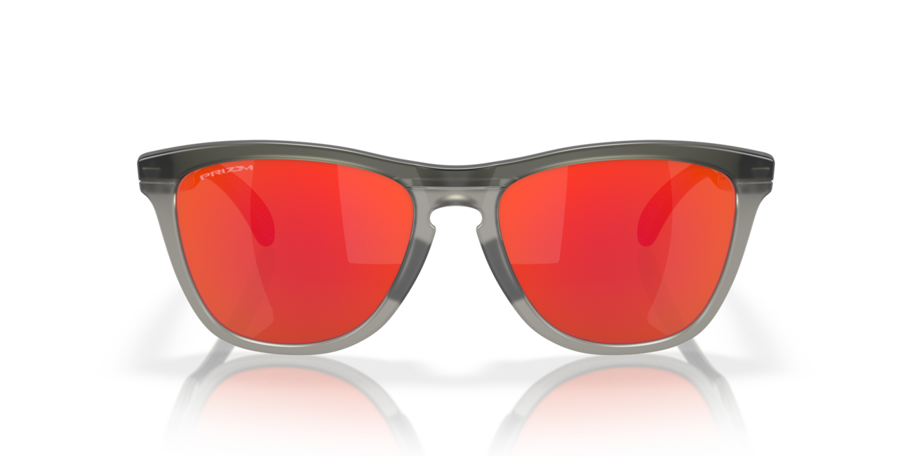 Oakley FROGSKINS RANGE Sonnenbrille mit Rahmen Matte Grey Smoke/Grey Ink und mit Dias Prizm Ruby 55