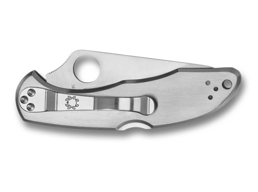Spyderco Delica 4 Stainless taschenmesser 7,5 cm, vollstahl